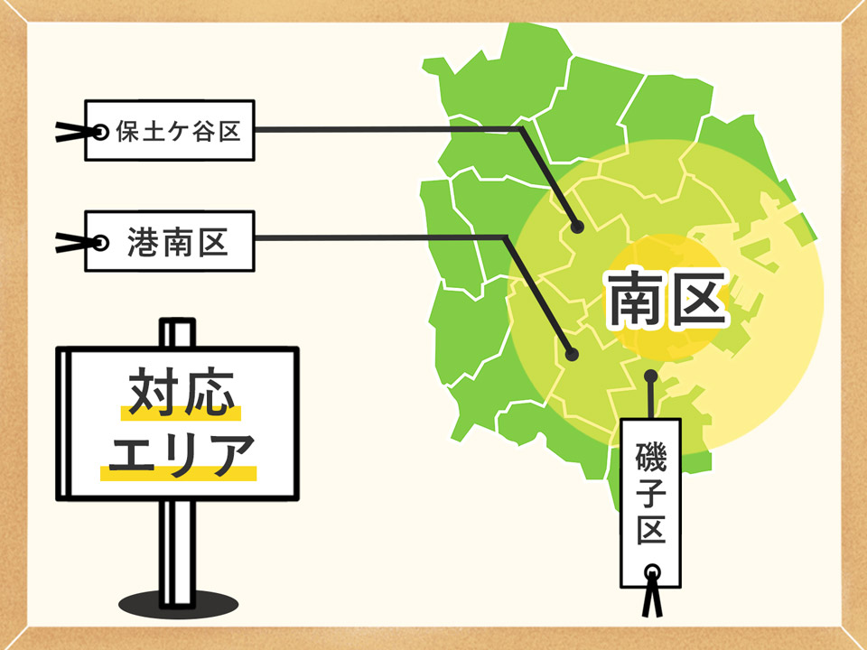 対応エリア 南区周辺地域