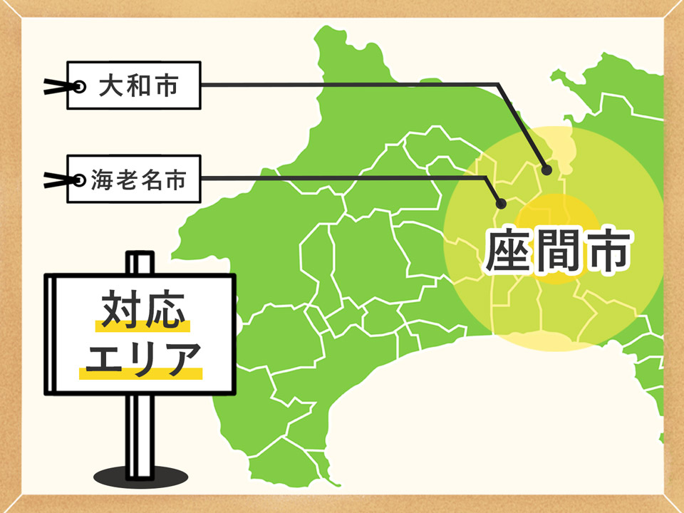 対応エリア 座間市周辺地域