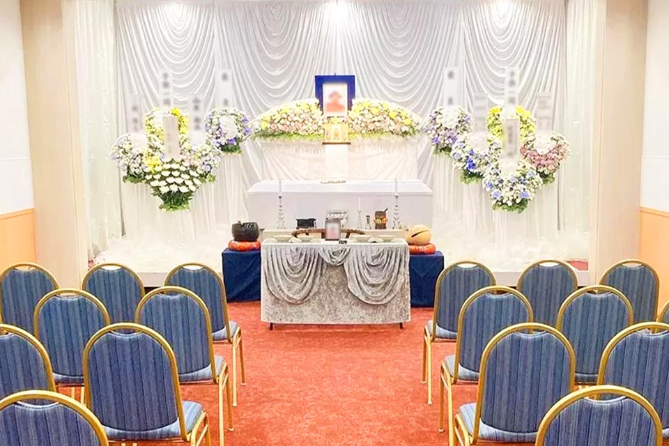 谷塚斎場の式場