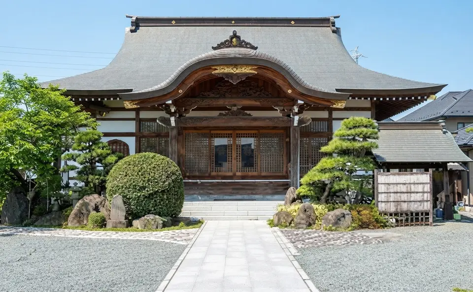 安養寺斎場の外観