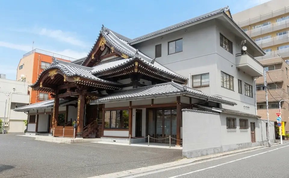 長國寺斎場の外観