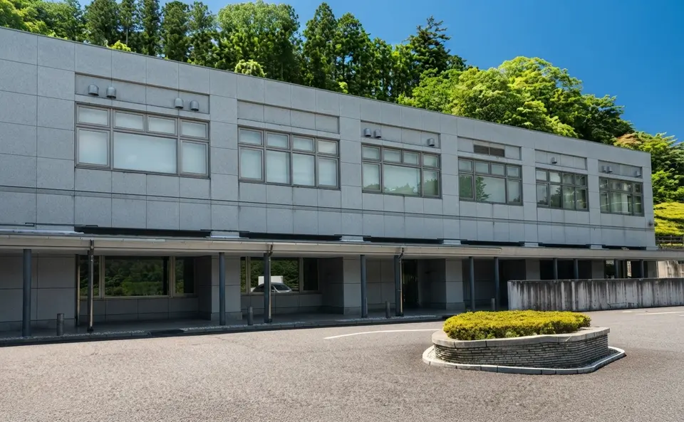 日野市営火葬場の外観