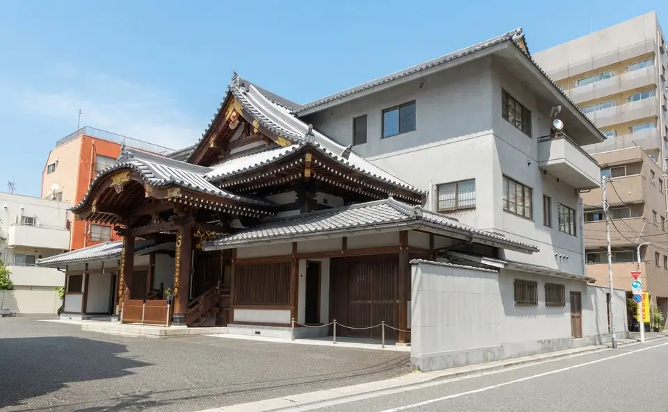 本性寺 千松閣の外観