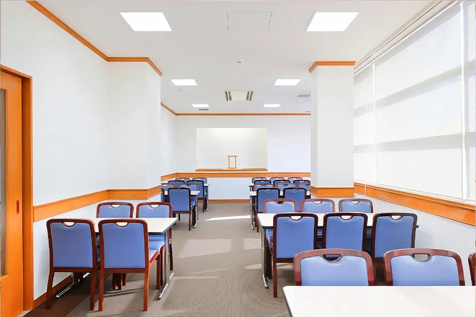 堀ノ内斎場の休憩室