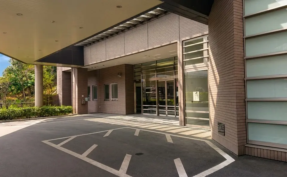 青梅市火葬場の外観