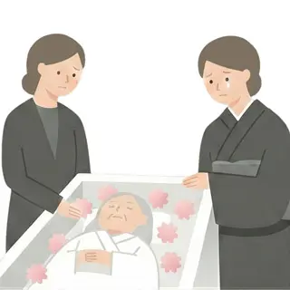 顔だけは見てお見送りしたい