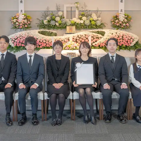 旭区葬儀が家族葬プランを行っている様子