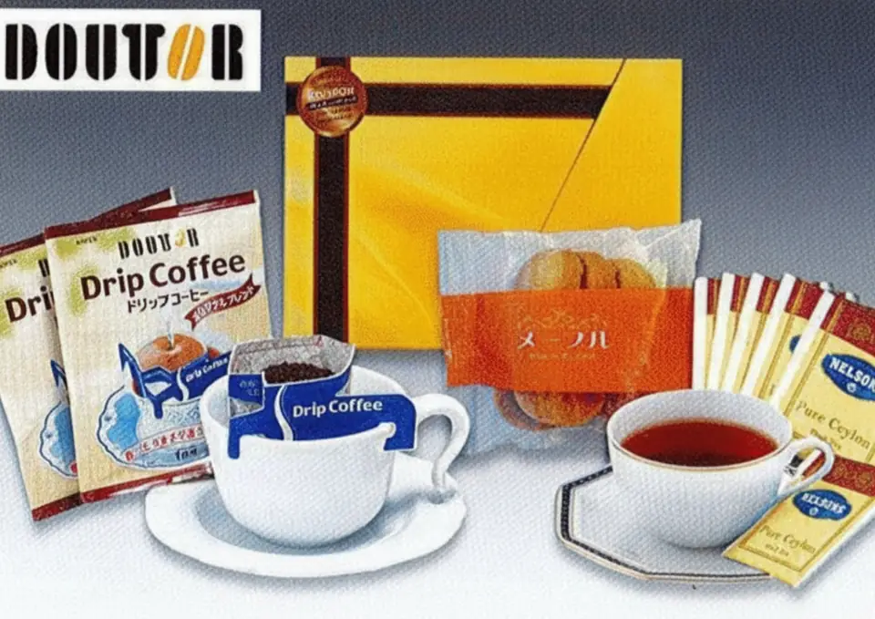 ドトールコーヒー・クッキー・紅茶セット
