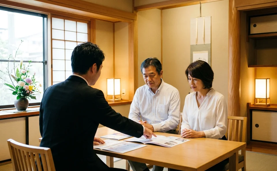 葬儀社に相談するご遺族