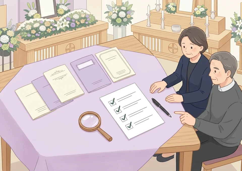 大田区葬儀社の選び方（イメージ）