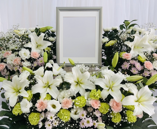 川崎家族葬 遺影